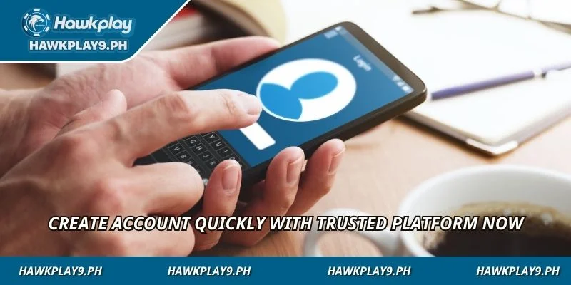 Create account quickly with trusted platform now