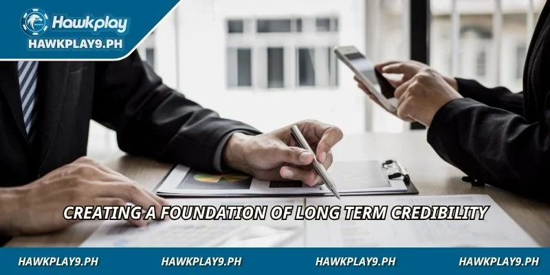 Creating a foundation of long term credibility