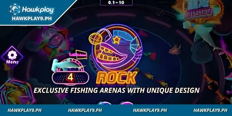 Exclusive fishing arenas with unique design